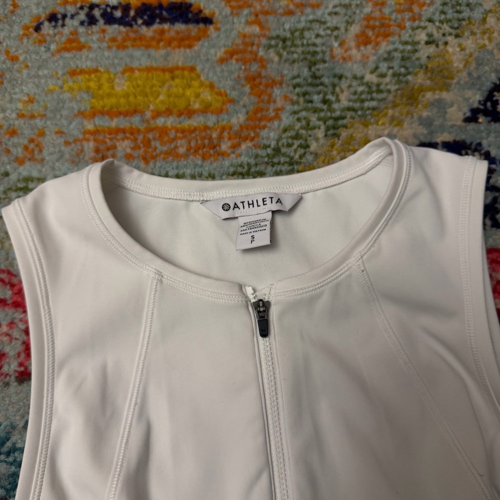 Athleta Women’s White Ace Tennis Dress Size Small - Picture 4 of 8